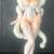 Lovely Bunny Girl Lume Deluxe Ed. - 2 Figures with Tapestry - Painted 8 thumbnail