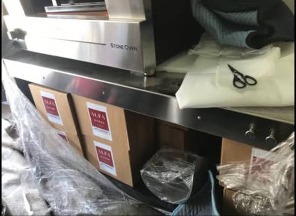 ALFA LPG gas/stone pizza oven 1