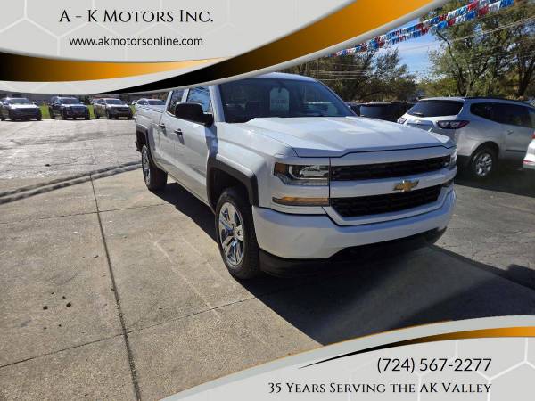 2017 Chevrolet Chevy Silverado 1500 Custom 4x4 4dr Double Cab 6.5 ft. SB EVERYON 1