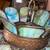 Vintage Marbled Slag Glass Hanging Victorian Style Light 13 thumbnail