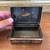 Likely Antique Toleware Painted Tin Lock Box with Key, 19th Century 8 thumbnail