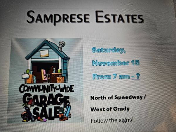 Samprese Estates Community-Wide Garage Sale 1