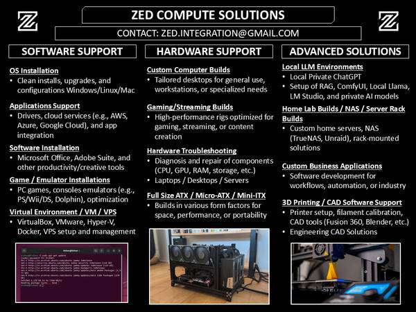 ZED COMPUTE SOLUTIONS 1