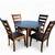 MODERN 5-Piece Dining Set - Like New Round Table + 4 Chairs 1 thumbnail