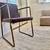 CB2: One Gorgeous Charcoal Velvet Desk -Dining -Accent -Arm Chair 2 thumbnail