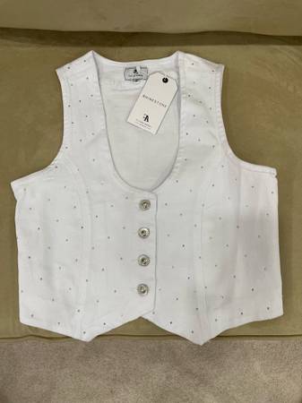 NEW Rhinestone Studded, Women’s Vest 1