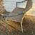 Bench Vintage Wicker look 2 Seat Steel w/Arm Rest 32" Tall 14 thumbnail