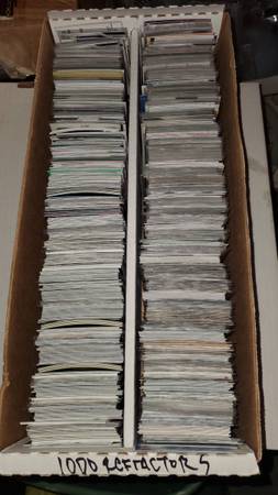 1000 card lot random refractors and serial number ALL SPORTS 1