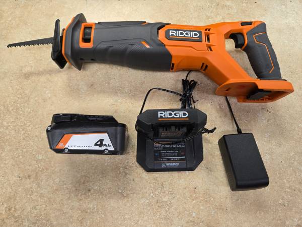 Ridgid 18V Reciprocating Saw Kit 1