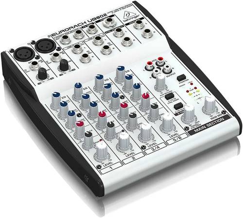 Behringer Eurorack UB802 Sound Mixer with power supply, phantom power 1