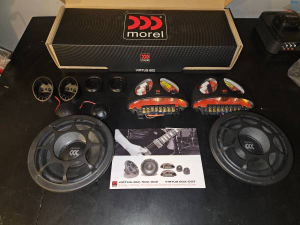 Morel Virtus Separates w/ Mt-23 tweeters and crossovers, nice! car 1
