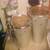 2 SLINGERLAND 1970 CONGOS SILVER SPARKLE WITH NEW HEADS AND STAND 2 thumbnail