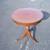 round wooden side table (vintage)  - w/delivery 2 thumbnail