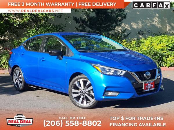 $247/mo - 2021 Nissan Versa SRSedan - $15,999 (9326 Evergreen Way Everett,)63617255735041124