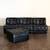 1970’s De Sede DS-11 Black Leather Modular Sofa 1 thumbnail