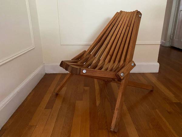 Vintage Panamericana Teak Folding Chair MCM Mid-Century Modern 1