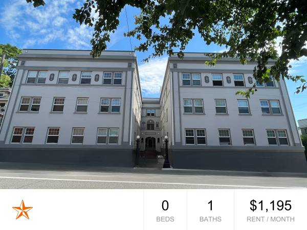 $1,195 Vintage/ Large Studio! Hardwoods, Pet Friendly & Bike Parking! (Portland)63831327156099120