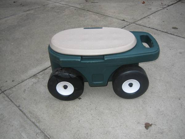 Rolling Garden WorkBench With Storage Bin 1