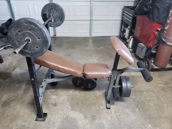 Weight Bench & Weights 1