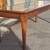 Beautiful Mid Century Modern Walnut Glass Coffee Table Mid Mod Vintage 10 thumbnail