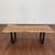 Handcrafted Reclaimed Sycamore Wood Live Edge Large Table with Black R 3 thumbnail