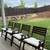 Pottery barn solid wood folding chair set 3 thumbnail