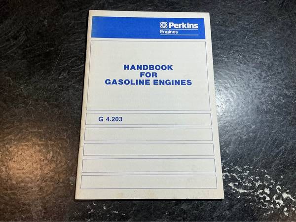Perkins G4.203 Gasoline Engines Operation Handbook Maintenance 1