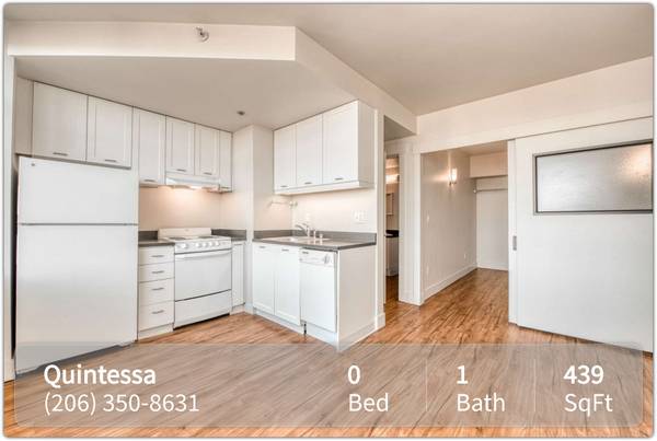 $1,447 / 439ft2 - Oh my! What a gorgeous place! See this Studio for yourself! (Seattle - Downtown Seattle)63885012758017121