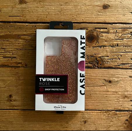 NUEVA funda para iPhone 11 Pro/ iPhone XS/ iPhone X Twinkle Rose - $15 (Indian Wells)62925981960451120