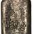 Vintage Dutch Silver Repoussé Relief Reproduction Drinking Flask 2 thumbnail