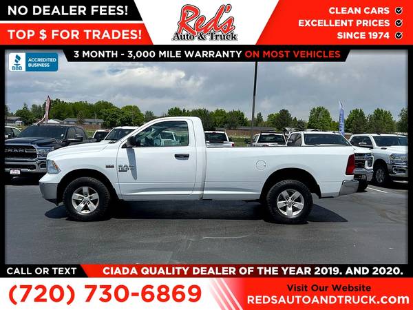 2020 Ram 1500 Classic Tradesman FOR - $19,999 (1451 Vista View Dr., Longmont, CO 80504)63612160694145123