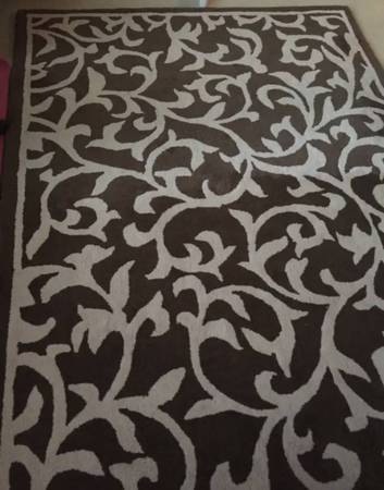 Restoration Hardware 100% Wool Handmade Area Rug (5’x 8’) in Very Good 1