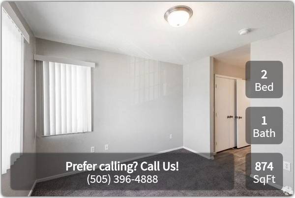 $1,699 / 2hab - 874ft2 - ¡Cumplimos con todos sus requisitos! ¡Excelentes comodidades! Fantástico de 2 habitaciones y 1 baño (Santa Fe)63659884617857121