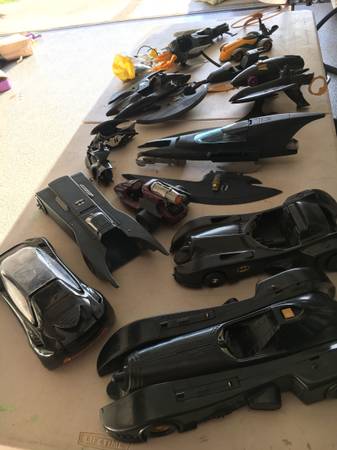 Batman Collection; cars, figures, pinball, suitcase, lunchbox, & more 1