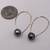 Pearl Gold-Stone Earrings 14K Yellow Gold 2.7g 2 thumbnail