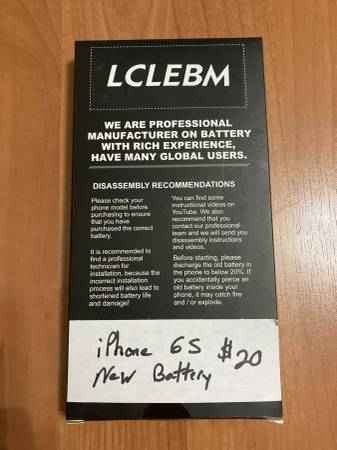 iPHONE 6S BATTERY - NEW 1