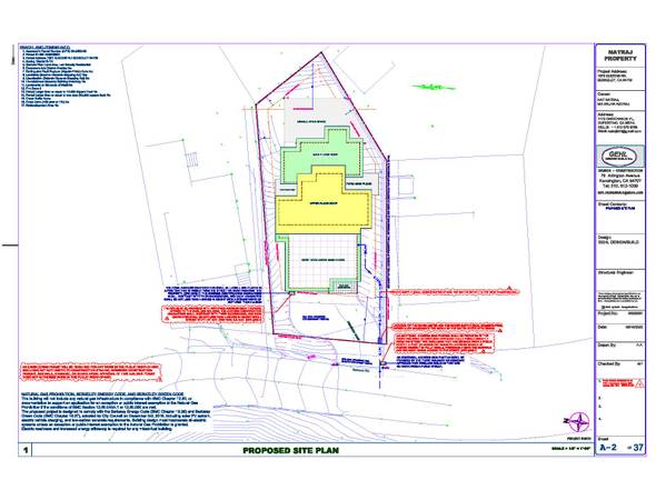 $599,000 Vacant Res Lot - N. Berkeley Hills - Shovel Ready - SFR & ADU (berkeley north / hills)64190339415041122