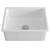 Enbol 24 Undermount Kitchen Sink - 24x18 inch Undermount White Porcela 1 thumbnail