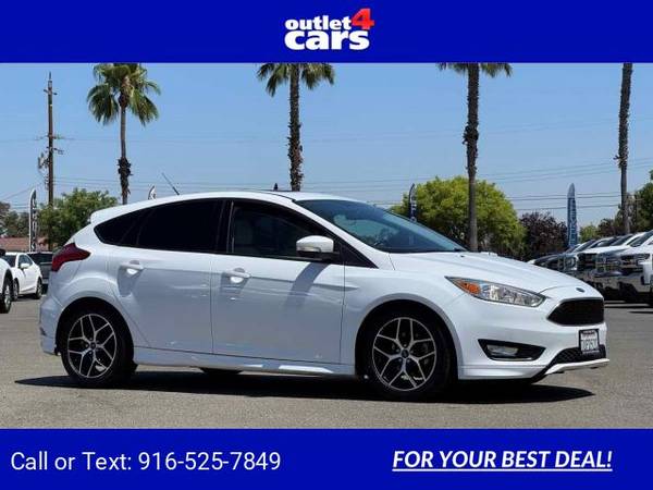 2016 Ford Focus SE hatchback Oxford White - $6,999 (CALL 916-525-7849 FOR AVAILABILITY)636191315137311214