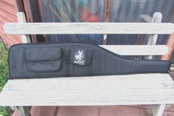 "REDHEAD" SCOPED SHOTGUN / RIFLE CASE WITH SIDE STORAGE (GOOD DEAL) 1