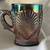 Best offer- Dugan-Diamond Beaded Shell Carnival Glass Mug 3 thumbnail