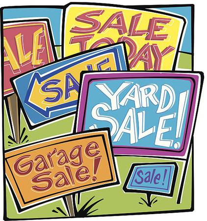 Big garage sale this Friday 1