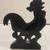 Vintage Cast Iron Rooster Door Stop / Book End 7” Tall by 5” Wide Exce 2 thumbnail