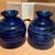 Vintage USA TWO Cobalt Blue Vase. Round 1 thumbnail