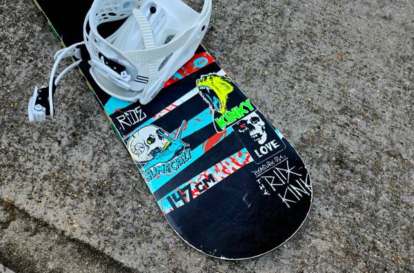 Ride Kink Snowboard – 147cm The Rink Kink with Bindings