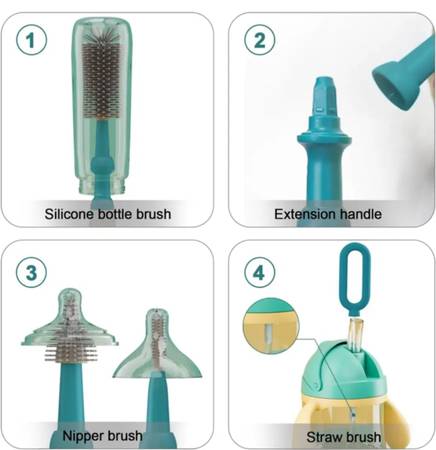 Juego de cepillo eléctrico para botellas - $25 (Brooklyn)63471426224385123