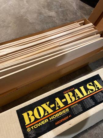 2 boxes of balsa wood from hobby store. - materials - by