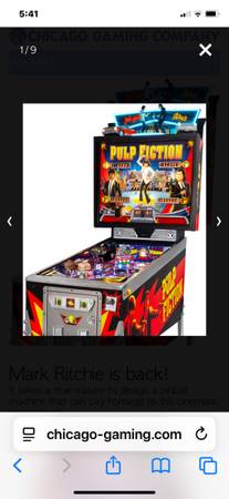 Pulp fiction pinball wanted 1