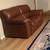 Genuine leather loveseat 2 thumbnail
