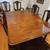Beautiful Burmese Teak Extendable Dining Room Table and 8 Chairs 9 thumbnail
